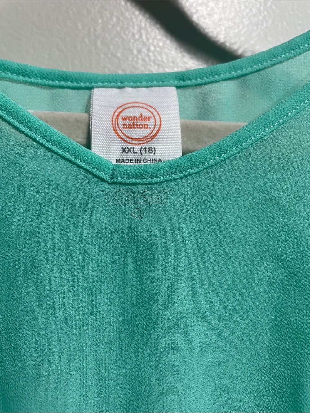 Wonder Nation Sheer Aqua Tunic Cover Up - Picture 3 of 5